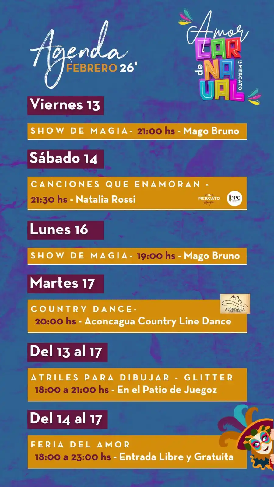febrero agenda en maipu mendoza (1)